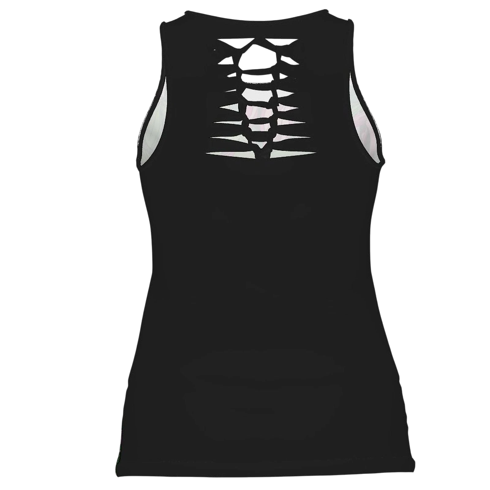 Pink Palm Women's Hollow Back Tank Top Secondary image