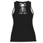 Pink Palm Women's Hollow Back Tank Top