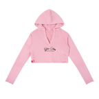 Valley of the Moon Glam Vintage Washed Raw Edge Hoodie
