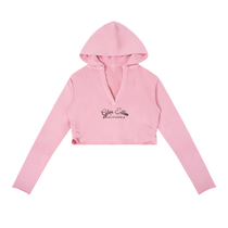 Valley of the Moon Glam Vintage Washed Raw Edge Hoodie