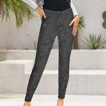 grey Women's High-Waist Legging