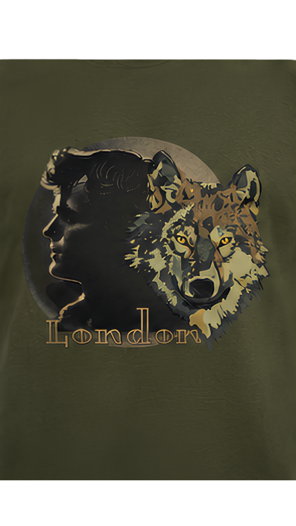 Jack London Wolf Sunfade Zip Hoodie