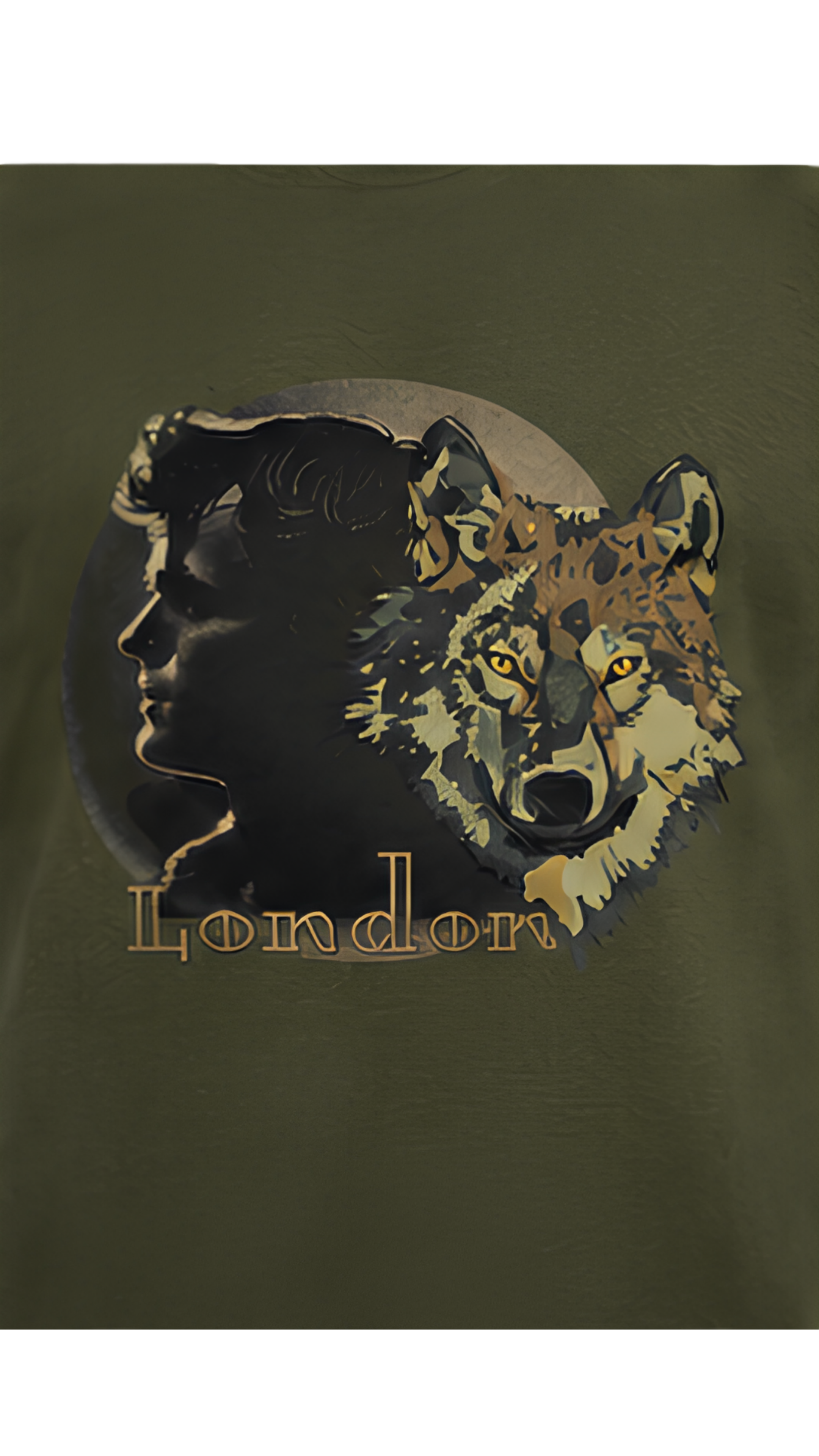 Jack London Wolf Sunfade Zip Hoodie