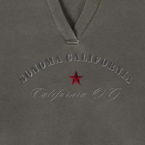 California O.G. Vintage Washed Raw Edge Hoodie