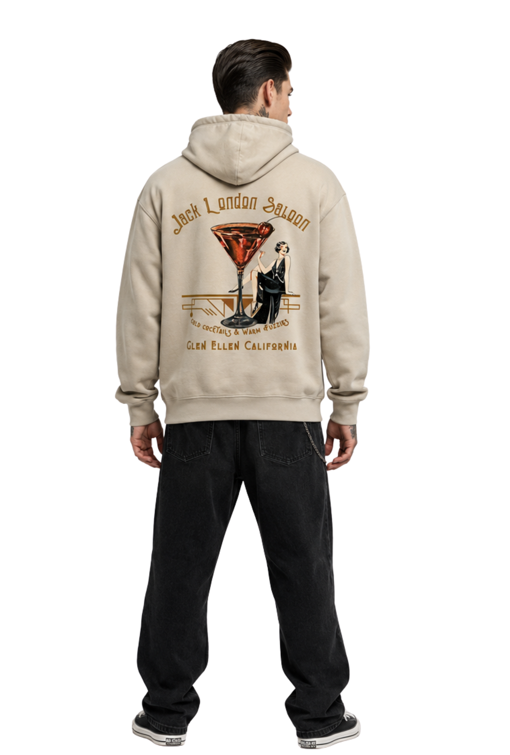 Jack London Saloon "Cold Cocktails" Classic Hoodie
