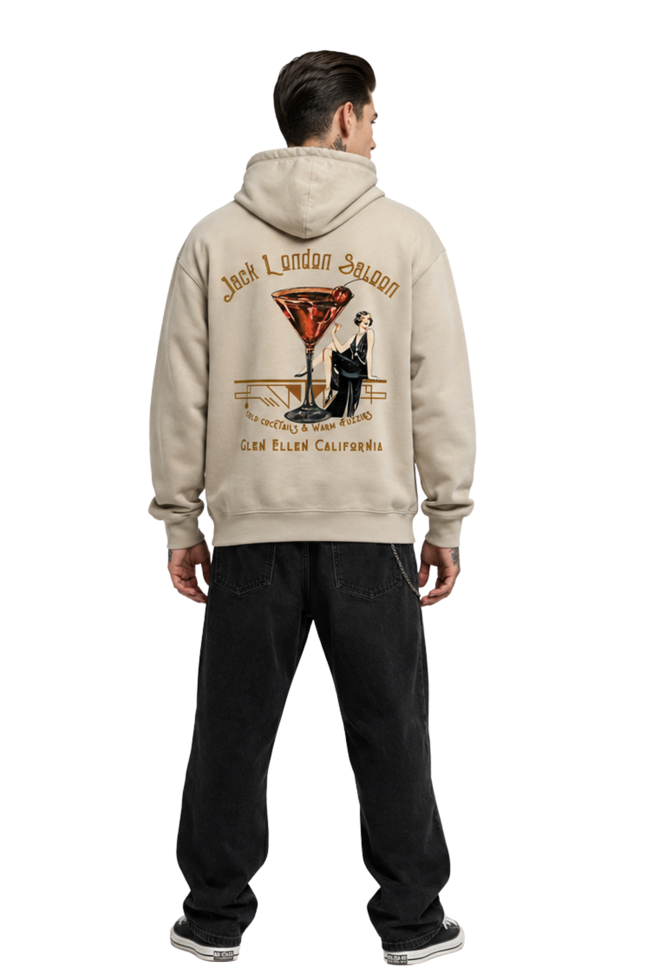 Jack London Saloon "Cold Cocktails" Classic Hoodie