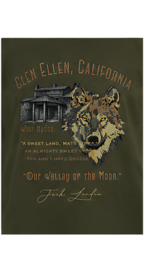 Jack London Wolf Sunfade Zip Hoodie