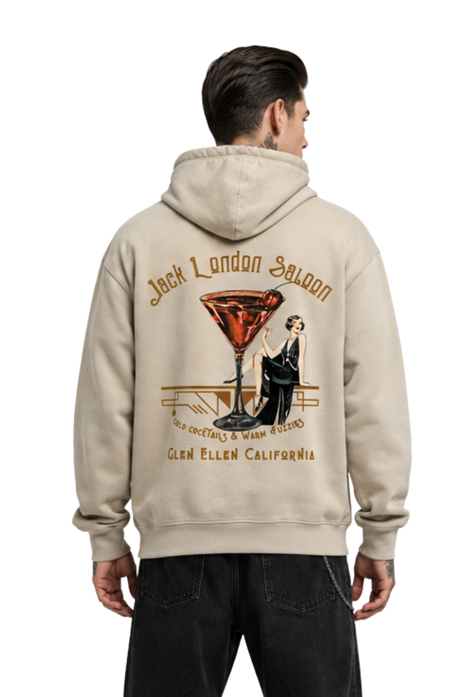 Jack London Saloon "Cold Cocktails" Classic Hoodie Main image