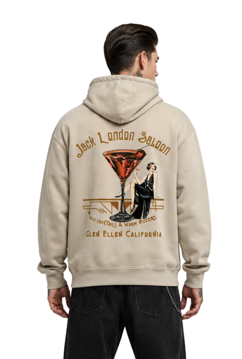 Jack London Saloon "Cold Cocktails" Classic Hoodie