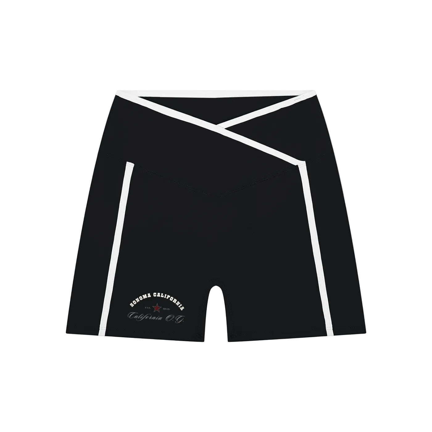 California O.G. Women’s Color Block Yoga Shorts Main image
