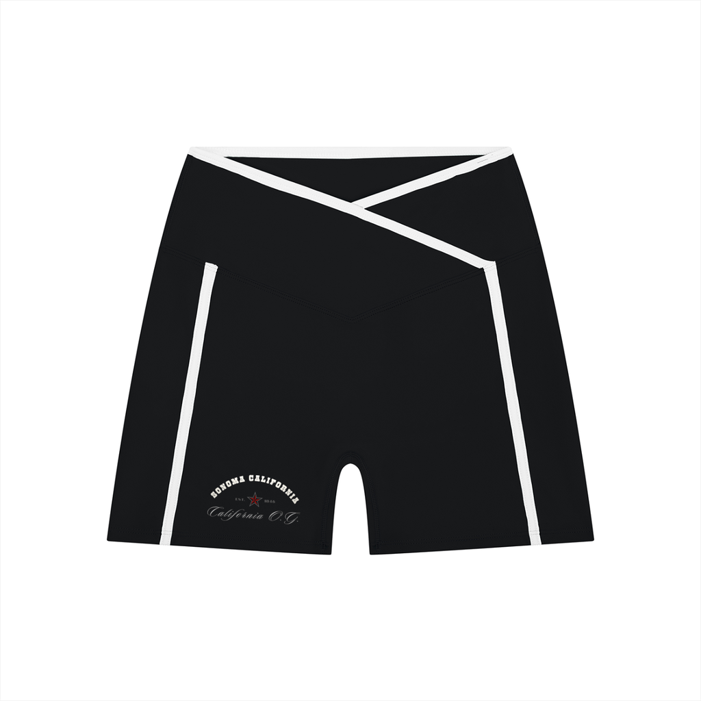 Women’s High Rise Color Block Yoga Shorts