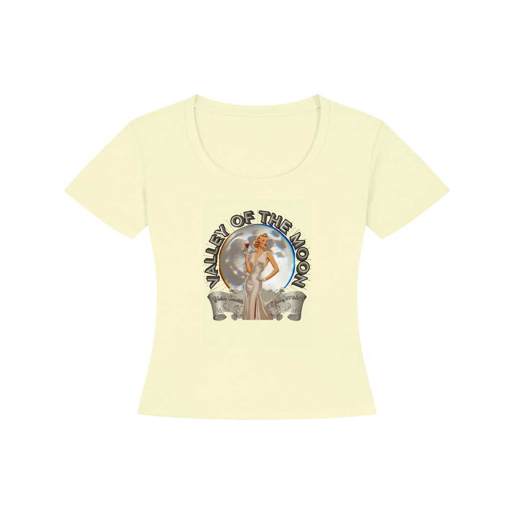 Valley of the Moon Glam Pinup Women's Slim Fit T-Shirt