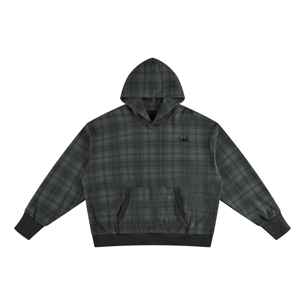 California O.G. Plaid Color Block Hoodie