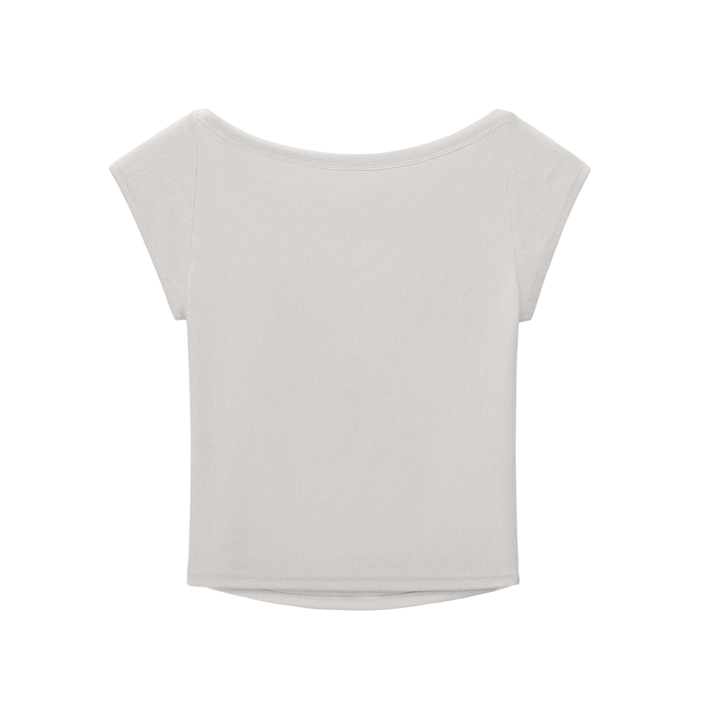 Vintage Manhattan Cocktail Wide Neck T-shirt
