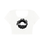 Valley of the Moon Gothic Graffitti Women's Square Neck Crop T-Shirt