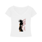 Saloon Silhouette V-Neck T-Shirt