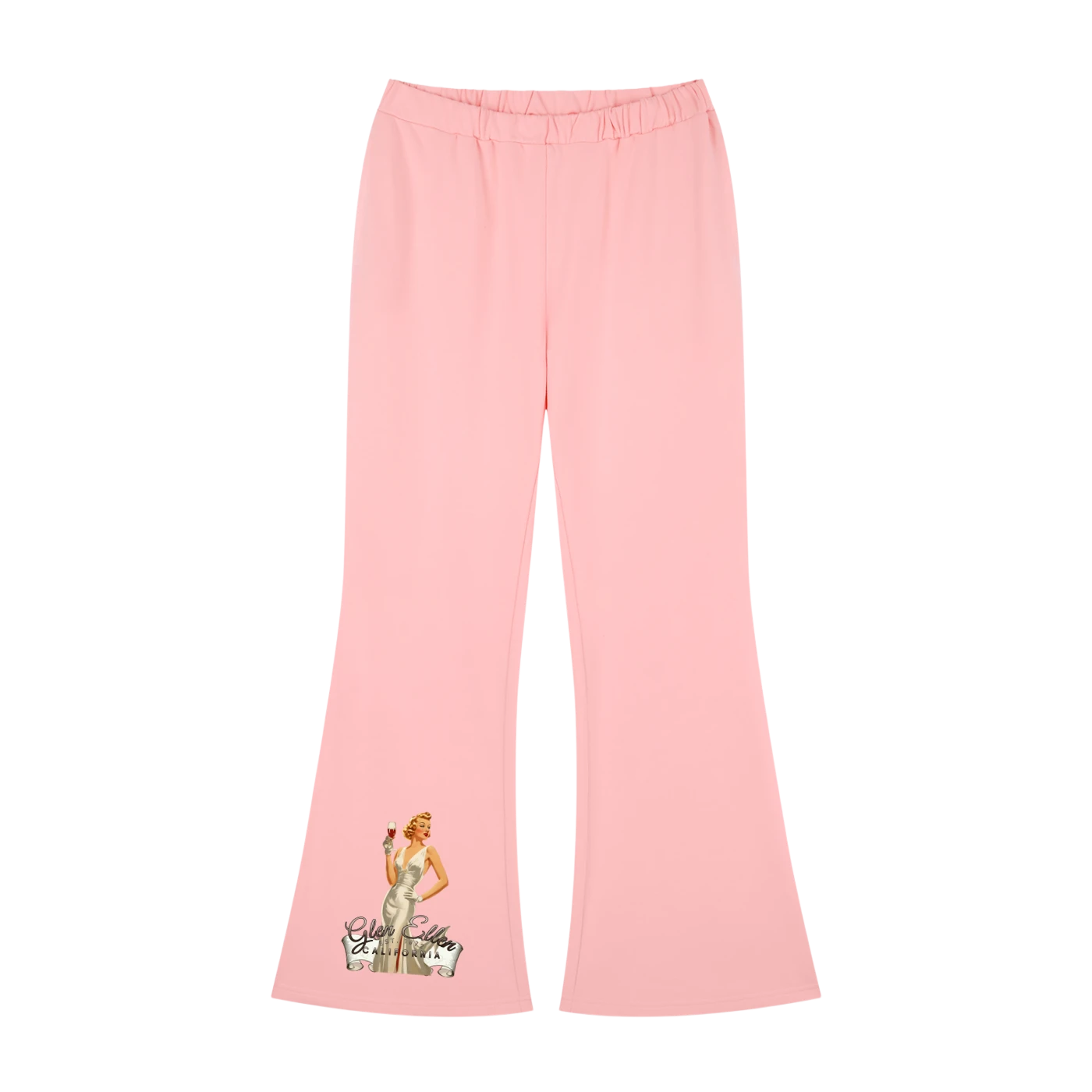 Valley of the Moon Glam Slim-Fit Flared Sweatpants