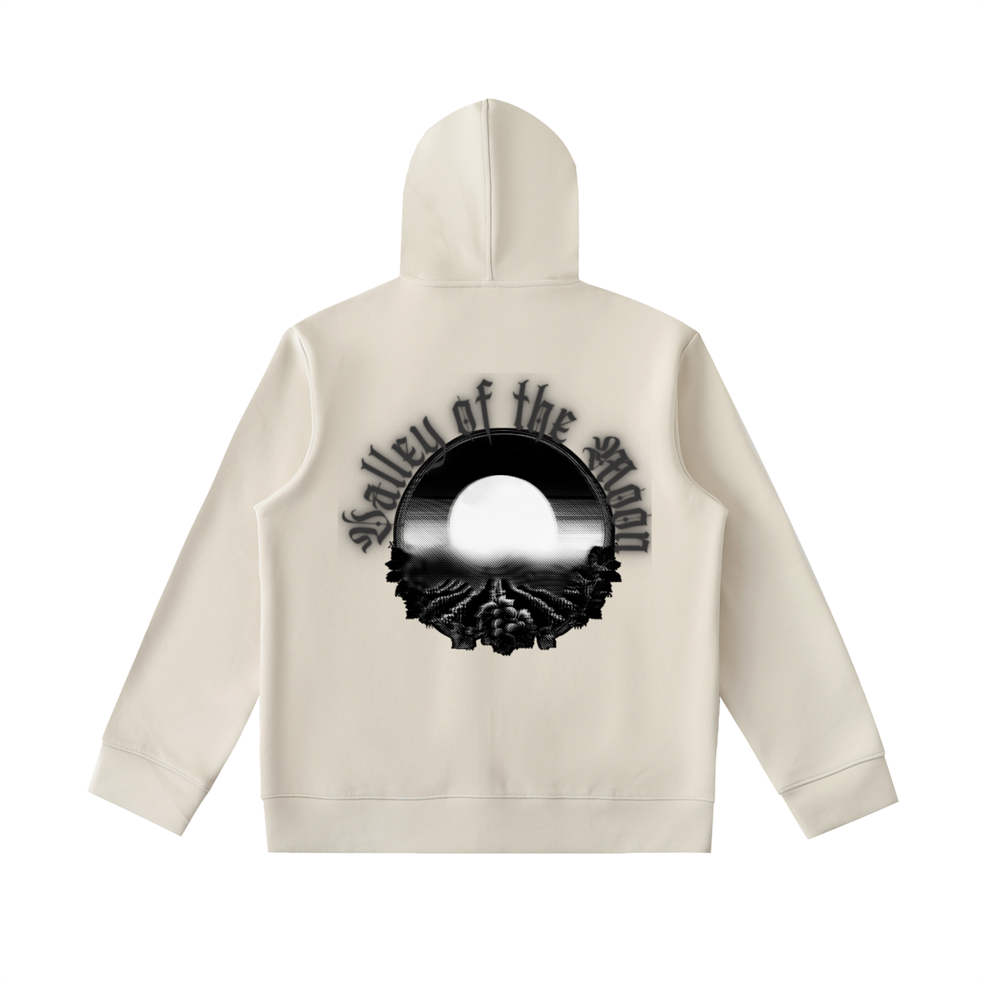 Essential Heavyweight High Neck  Zip-Up Hoodie