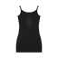 Sonoma County Emblem Black on Black Spaghetti Strap Mini Dress