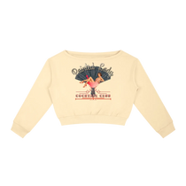 Vintage Cocktail Club Women's Off-Shoulder Sweatshirt