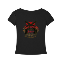 Saloon Silhouette V-Neck T-Shirt