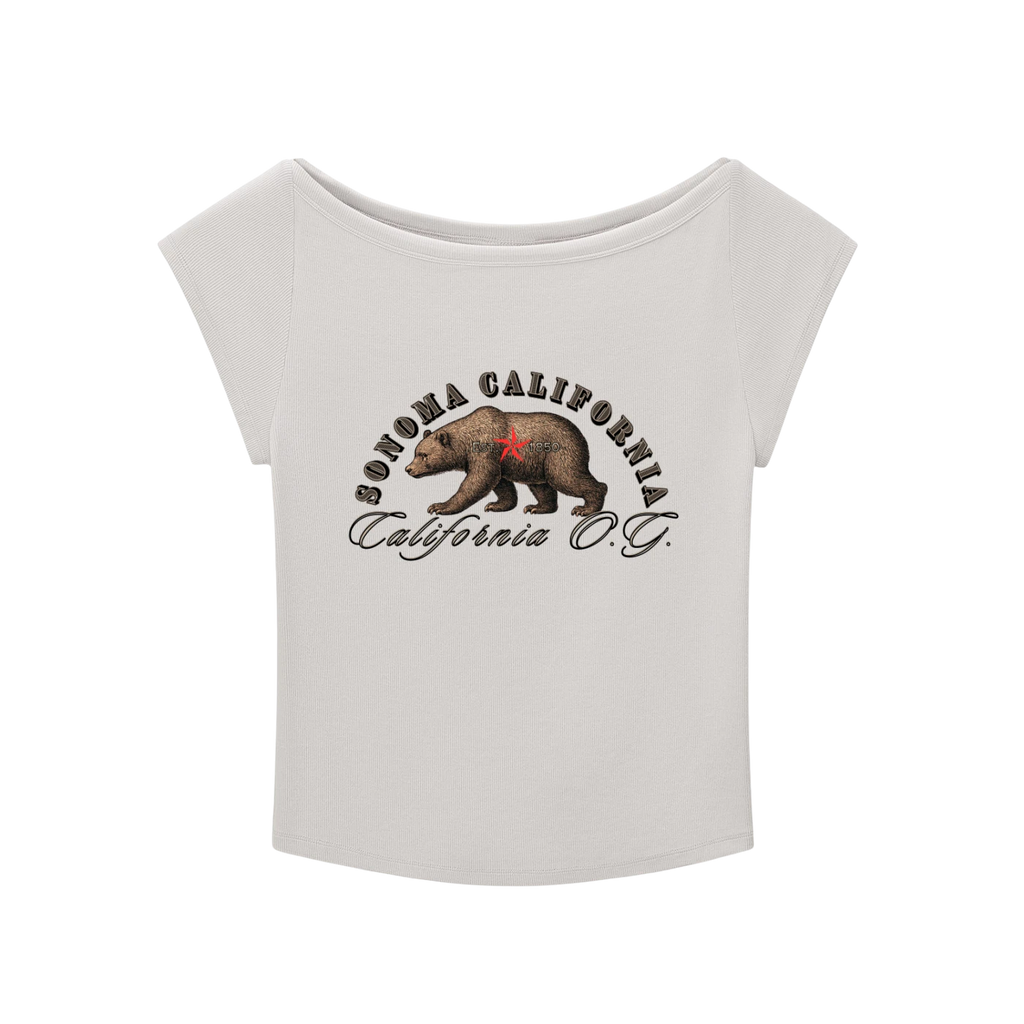 Sonoma Bear Boat Neck T-shirt