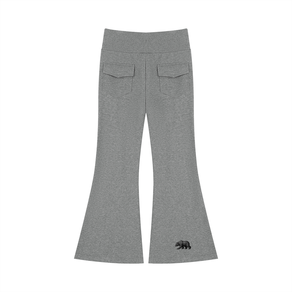 Women's Drawstring Flared Leg Pants