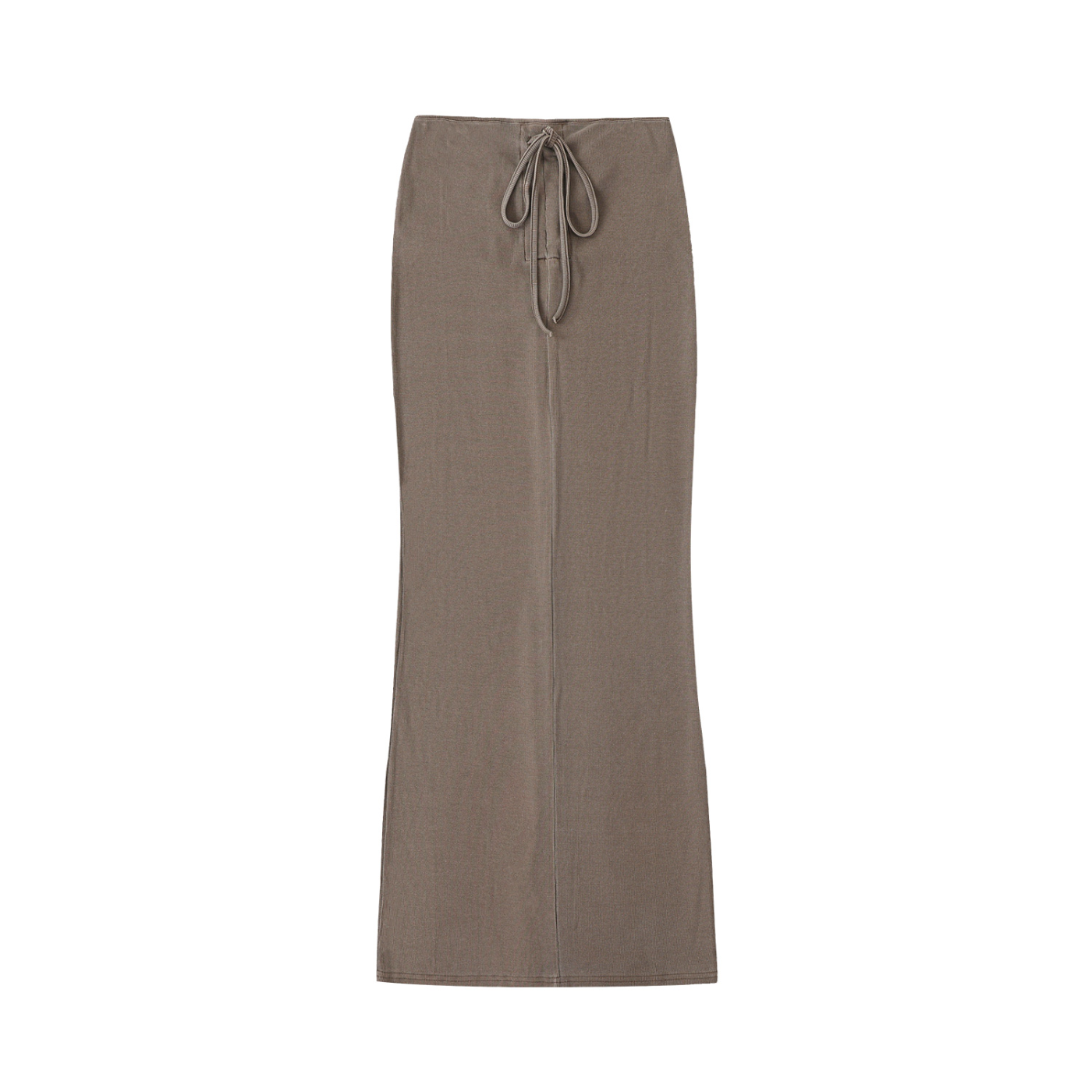 Drawstring Maxi Skirt