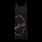 Cocktails Tie Waist Sleeveless Dress