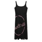 COCKTAILS Tie Waist Sleeveless Dress