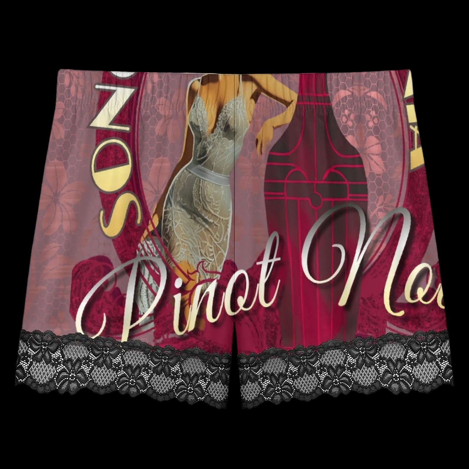 Pinot Noir Pinup Camisole Nightie Set