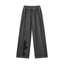 Vintage Wash Wide Leg Mesh Sweatpants