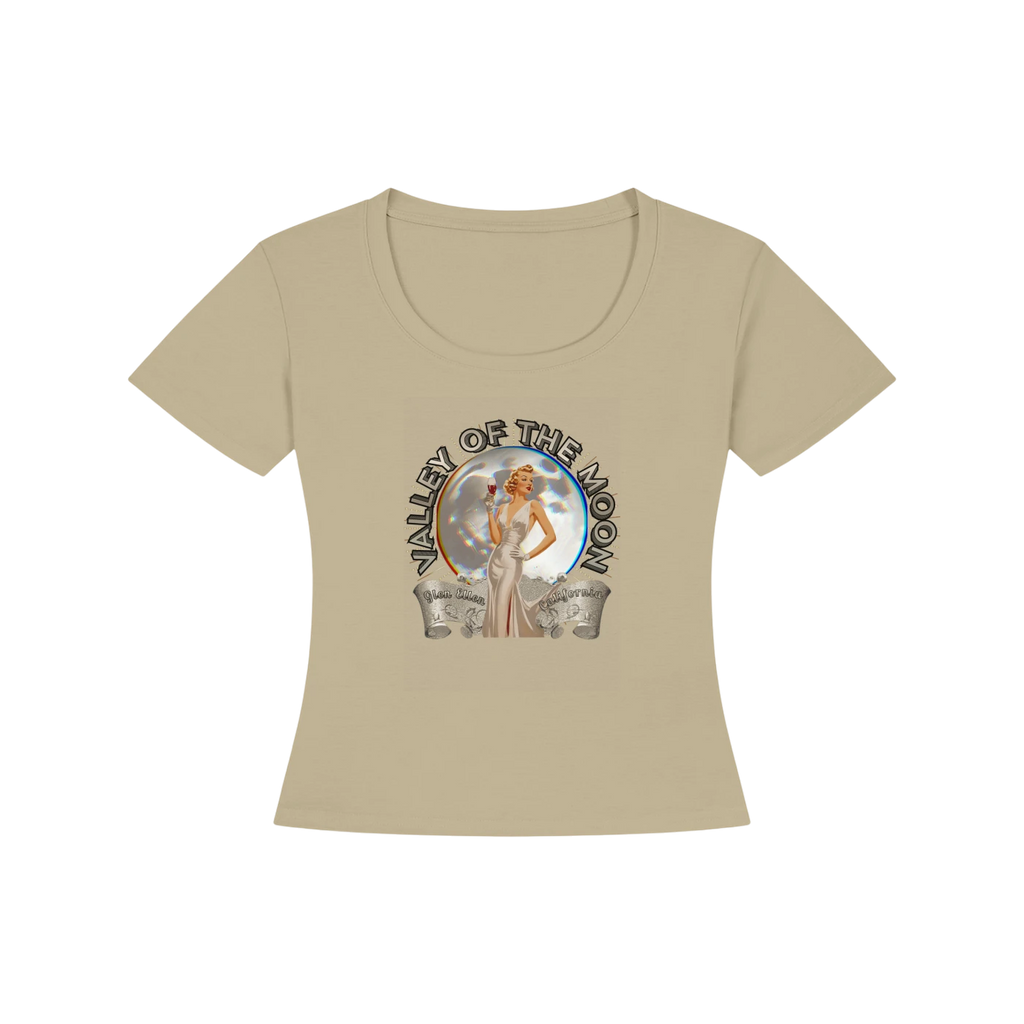 Valley of the Moon Glam Pinup Women's Slim Fit T-Shirt