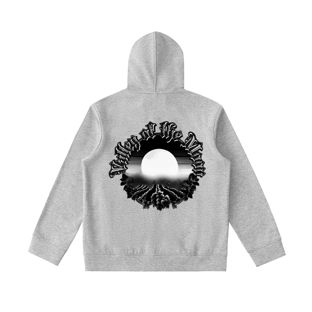 Essential Heavyweight High Neck  Zip-Up Hoodie
