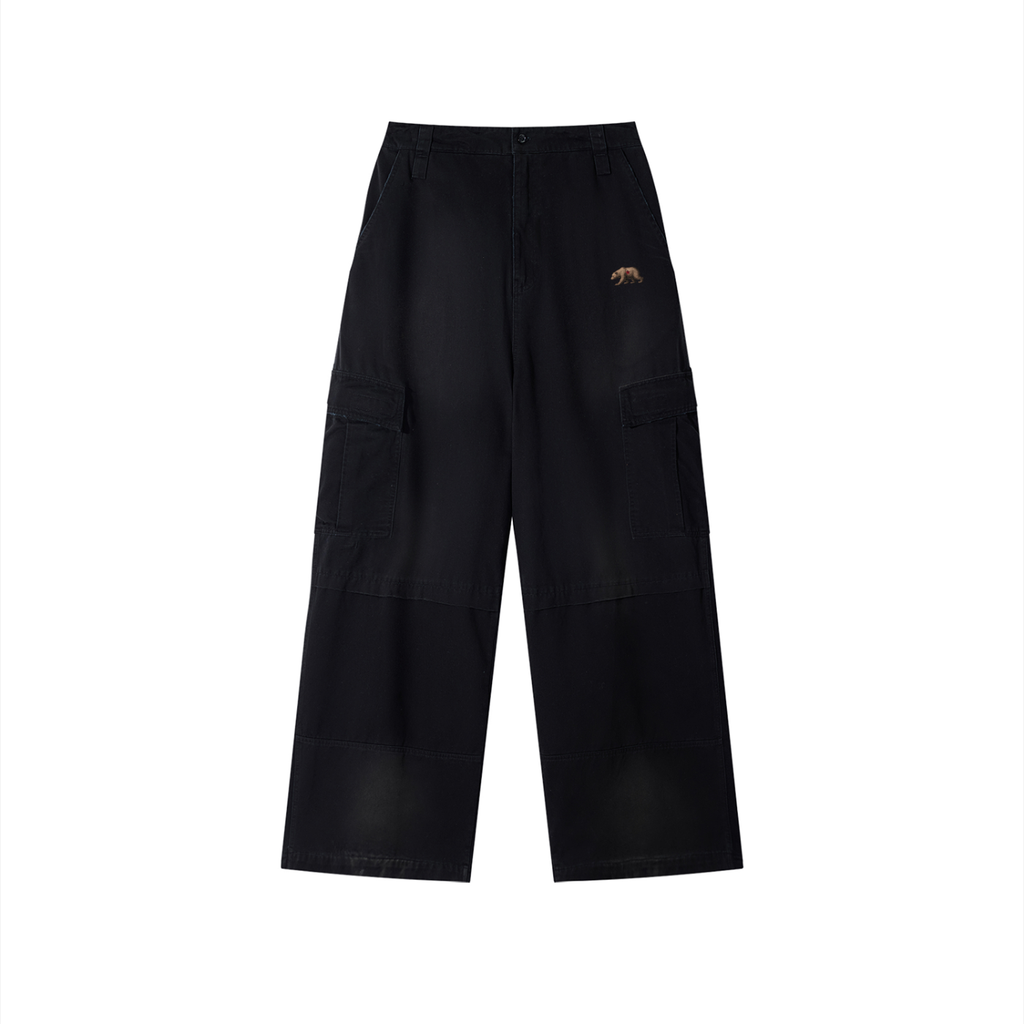 Unisex Sunfade Washed Fleece Cargo Pants