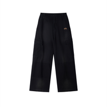 Unisex Sunfade Washed Fleece Cargo Pants