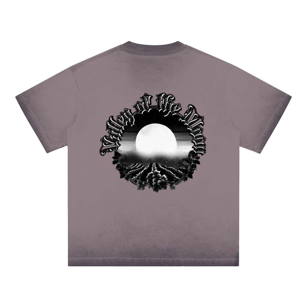 Valley of the Moon Gothic Reverse Dyed Men's Cotton T-Shirt