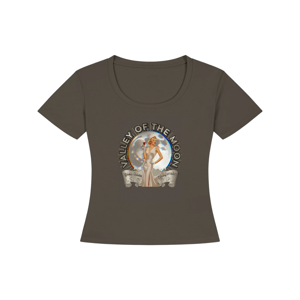 Valley of the Moon Glam Pinup Women's Slim Fit T-Shirt