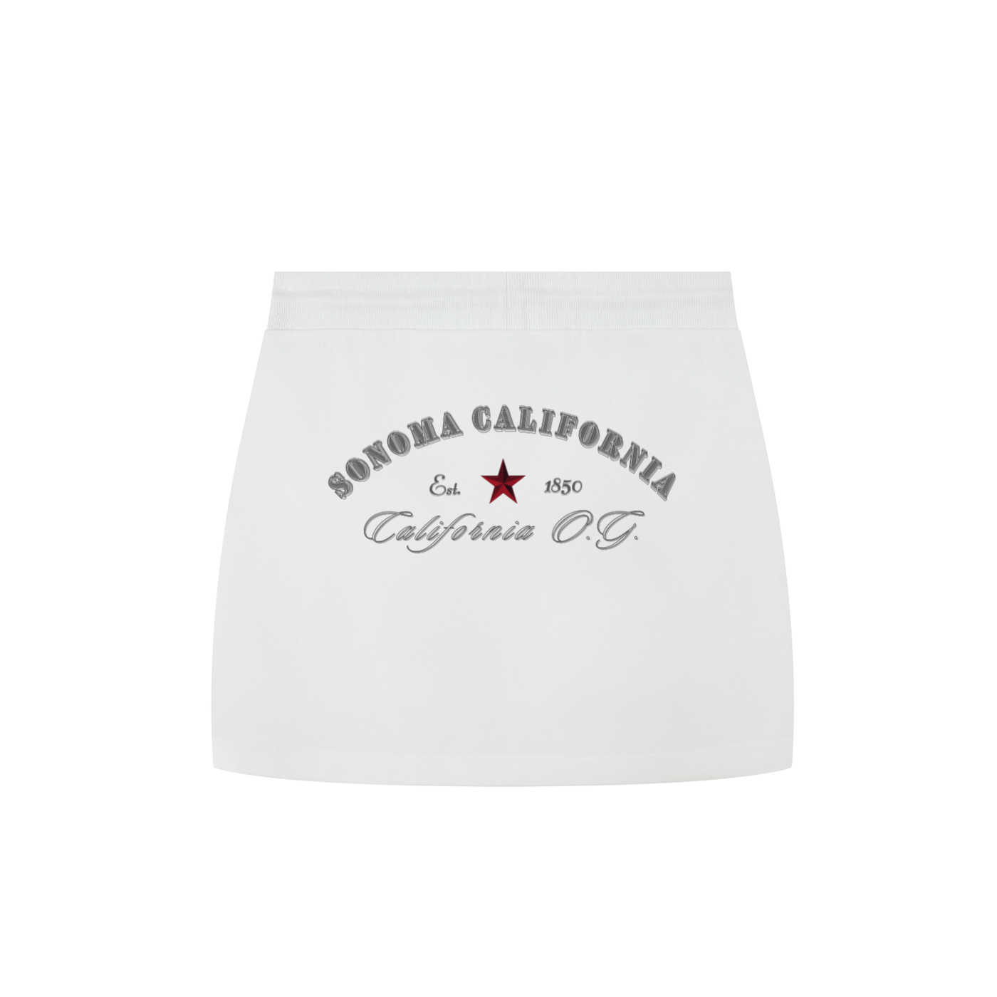 California O.G. Drawstring Mini Skirt