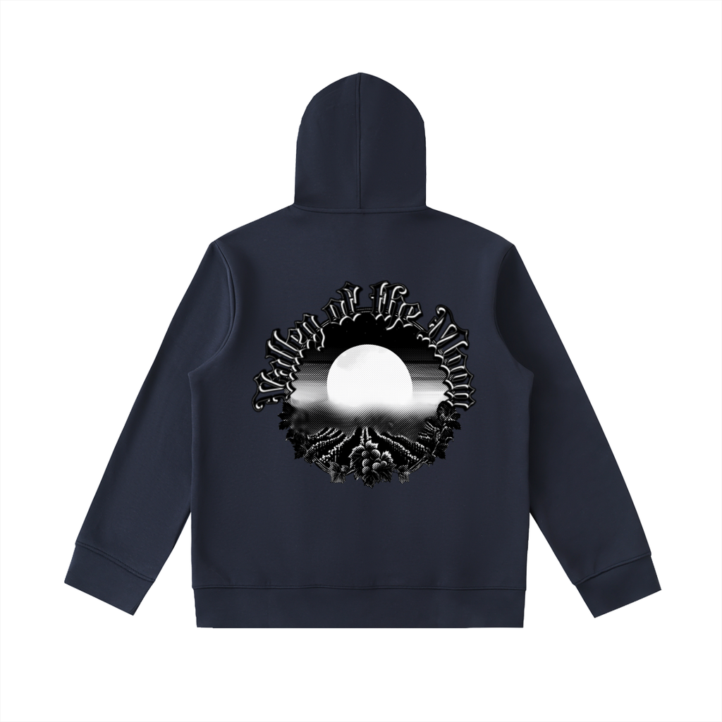 Essential Heavyweight High Neck  Zip-Up Hoodie