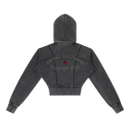 California O.G. Vintage Wash Cropped Women's Hoodie