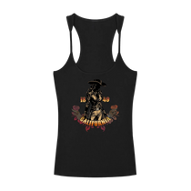California Outlaw Ribbed Women's Racerback Tank Top