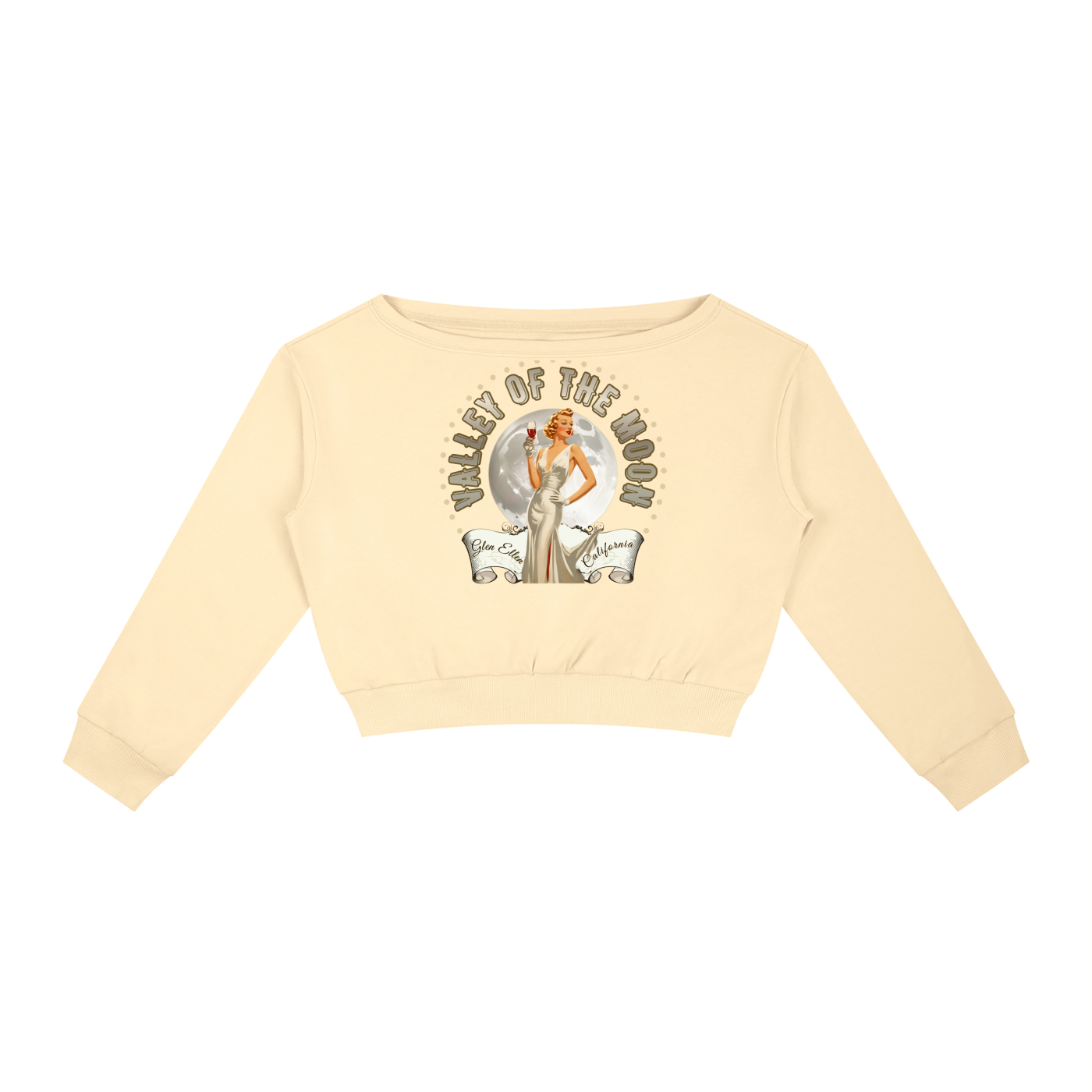 Women's Off-Shoulder Sweatshirt