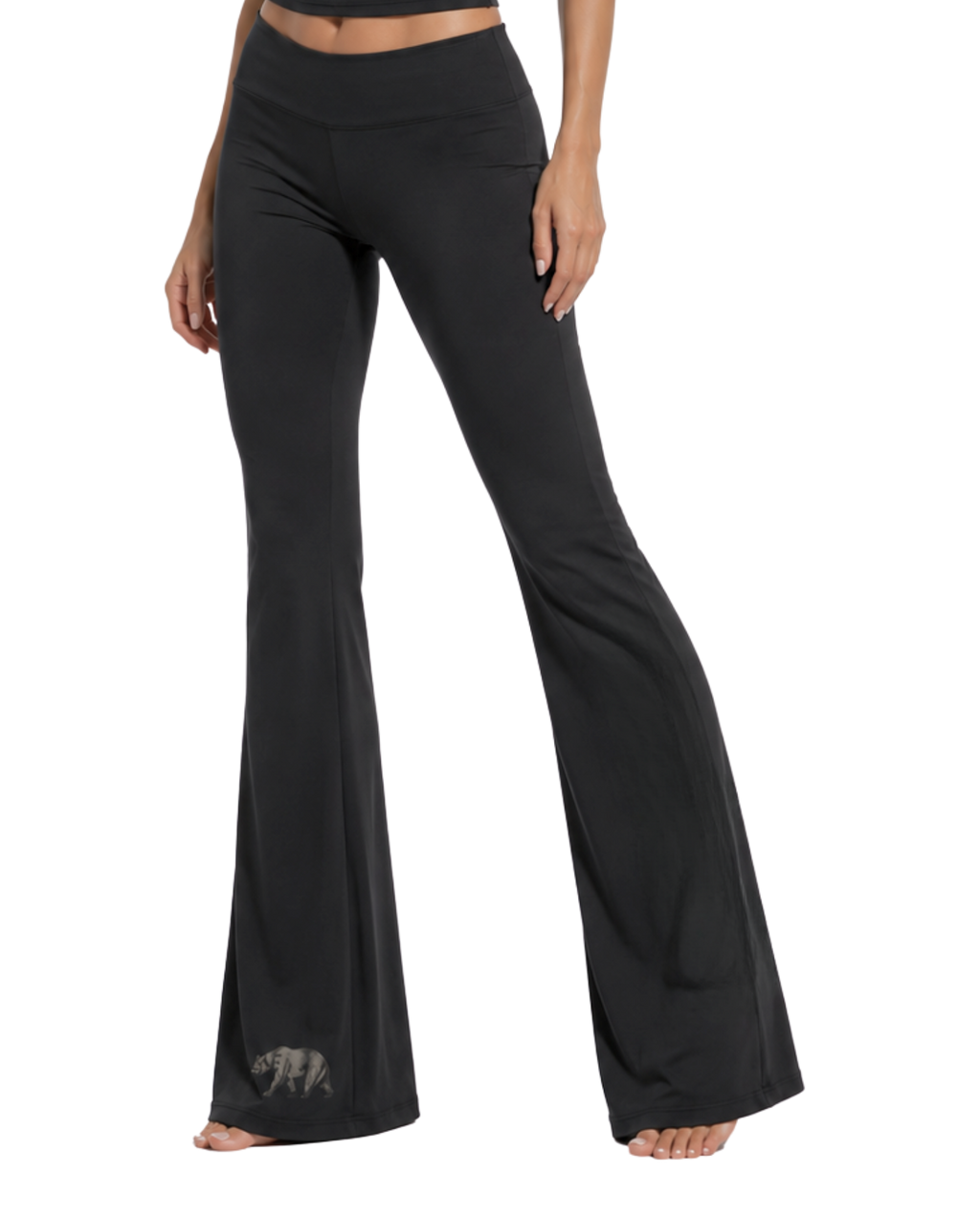 California O.G. Bear Women's High-Waisted Flare Leggings