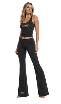 California O.G. Bear Women's High-Waisted Flare Leggings