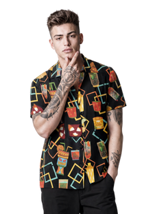 Tiki Cocktails Men's Hawaiian Shirt