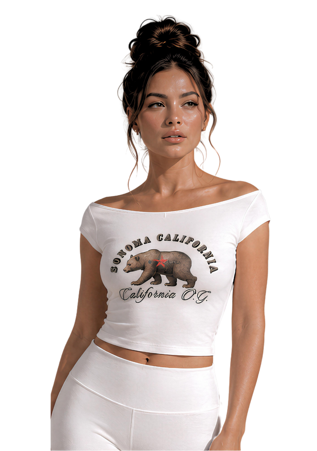 Sonoma Bear Boat Neck T-shirt