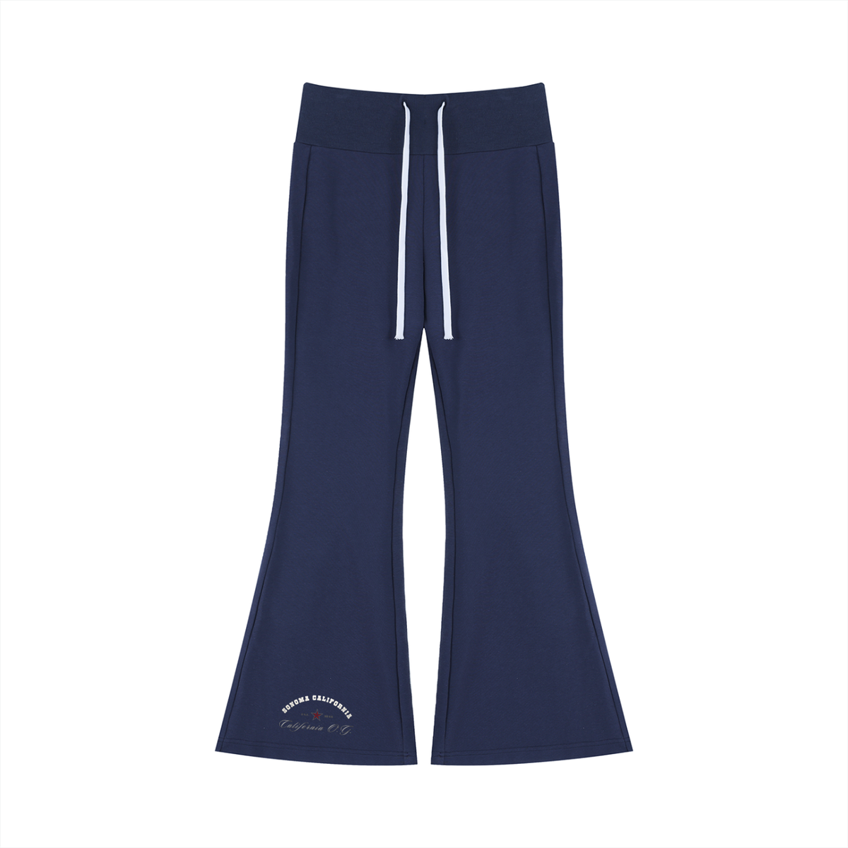 California O.G. Collegiate Women's Drawstring Flared Sweatpants