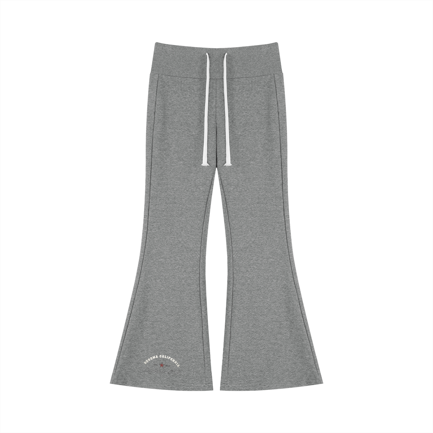 Women's Drawstring Flared Leg Pants