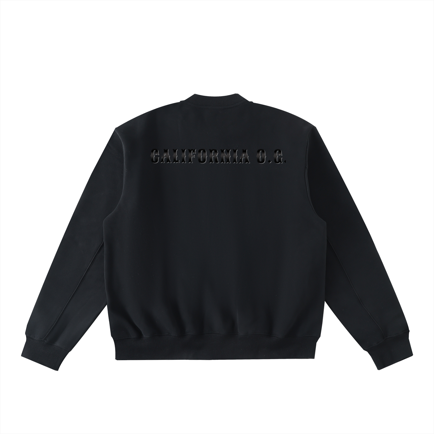 California O.G. Essential Zip-Up Fleeced Varsity Jacket